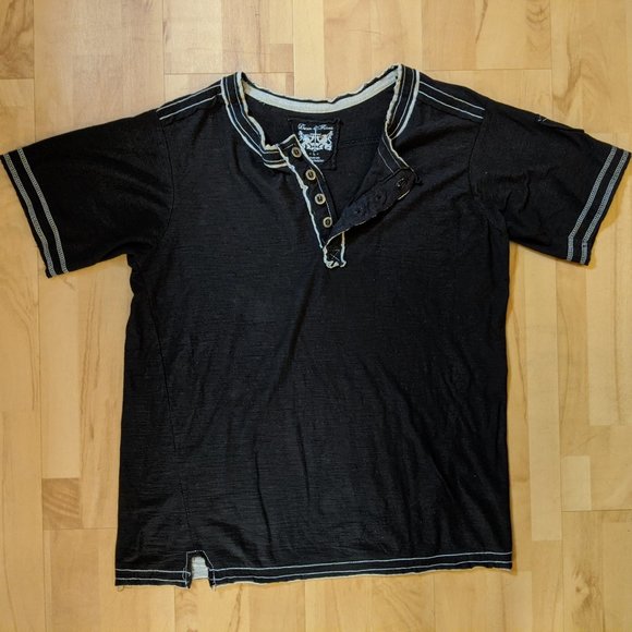 Denim & Rivets Rough Cut Rugged Textured Shirt - Picture 2 of 9